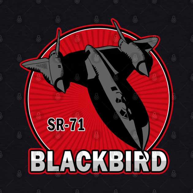 SR-71 Blackbird Logo by Mandra